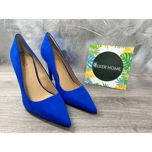INC International Concepts Women's Shelya Pumps - Cobalt 10M - Picture 1 of 8
